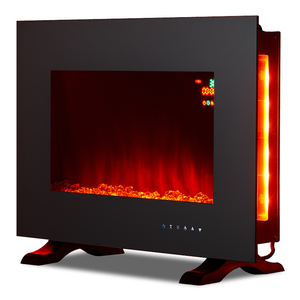 EF-1922F 22-Inch Wall Mounted and Freestanding Electric Fireplace, with 12 Color Modes Backlight and 11 Color Mode Flame Effect