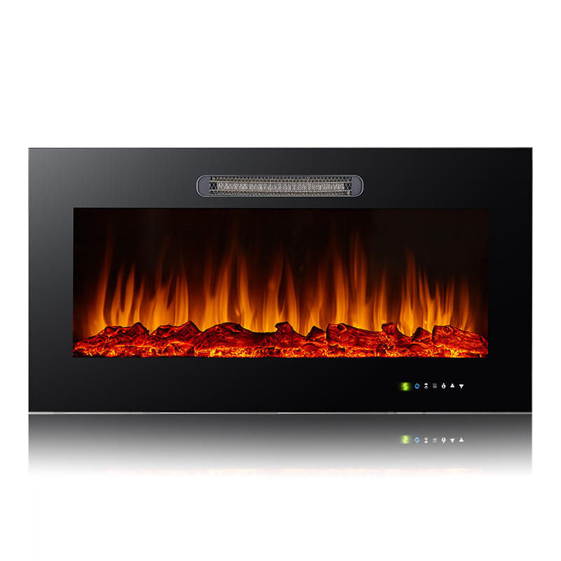 EF-2036F 36'' Recessed and Wall Mounted Electric Fireplace