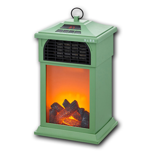FD-1905 Green 600W Portable Lantern Fireplace Heater