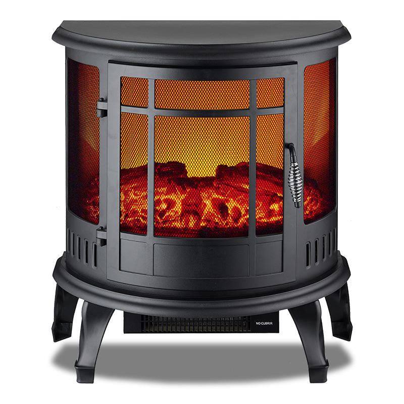 SF-1818 Freestanding Electric Fireplace Stove-3D Log and Fire Effect
