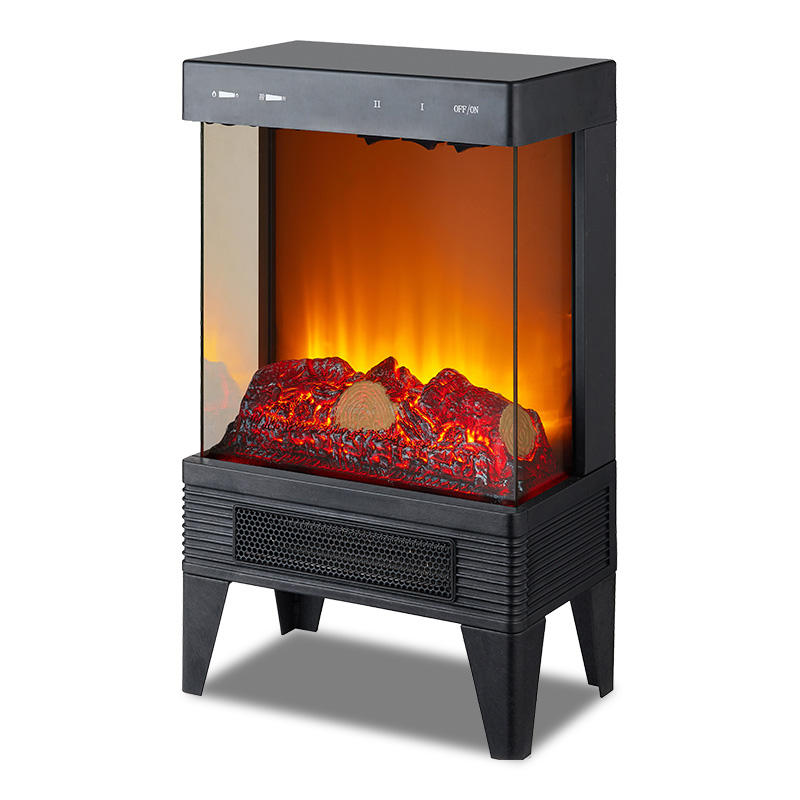 SF-2101 20’’ high electric fireplace stove, 3-side View Windows